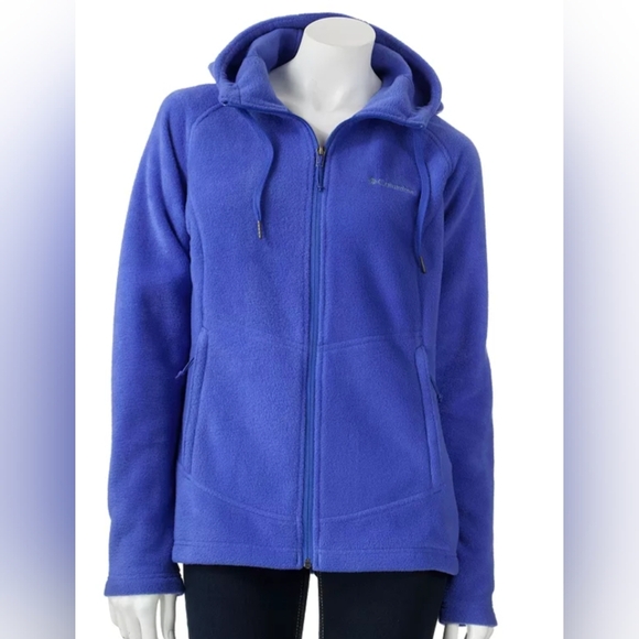 Columbia Jackets & Blazers - Columbia Women's Hooded Fleece Jacket Size M Pre-owned Excellent MSRP $75
